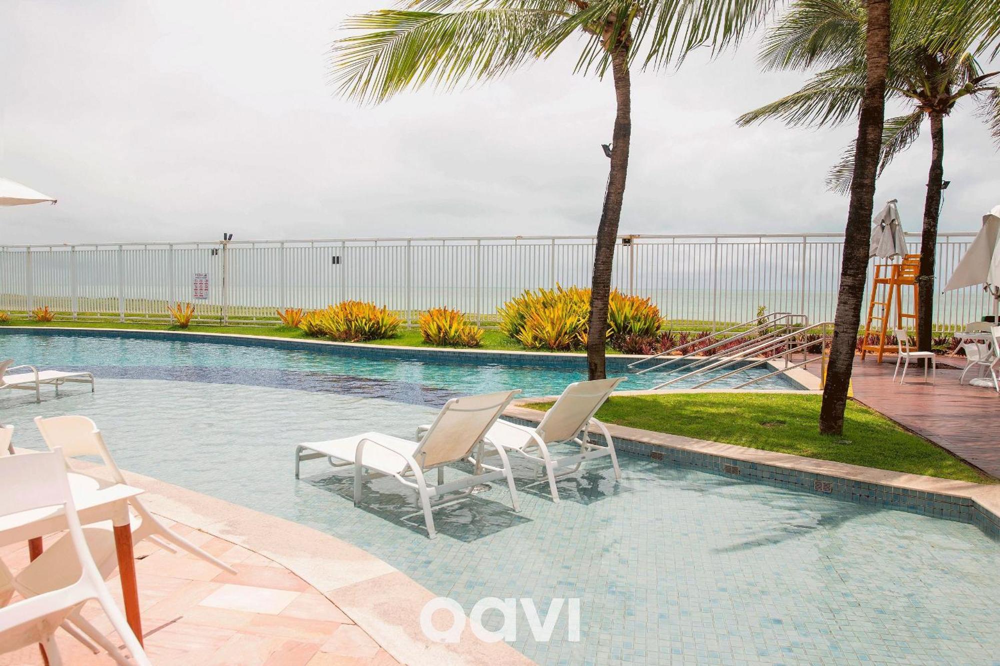 Qavi - Flat Resort Beira Mar Cotovelo #Inmare322 帕纳米林 外观 照片